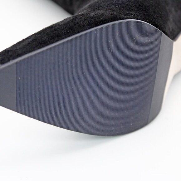 Stuart Weitzman Women's Black Suede Knee Length Boots: Size 8.5 M - Picture 6 of 8